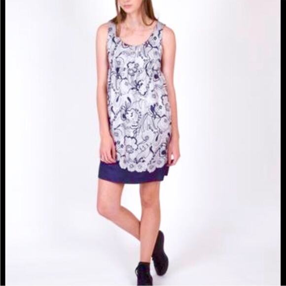 See By Chloe Women’s Silk Floral Babydoll Dress Size 8 Floral Hawaiian Flowy - Picture 10 of 14